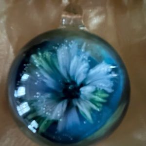Glass pendant. Photos do not show how exquisite this one of a kind piece is.